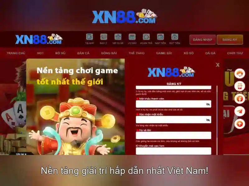 xn88 - Nền tảng trò chơi trực tuyến nổi bật